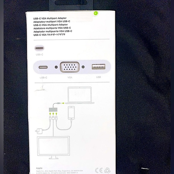 ✨Apple - USB-C to VGA Multiport Adaptor✨ NEW/SEALED - Picture 4 of 14